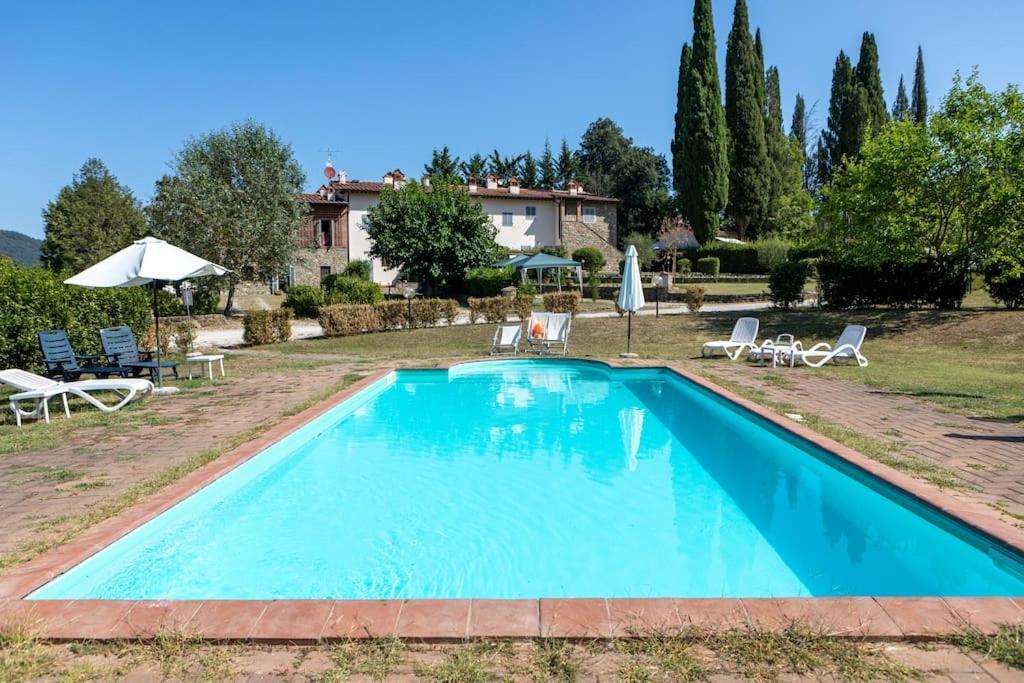 Villa Fienile Panoramico Nel Chianti Greve in Chianti Exterior foto